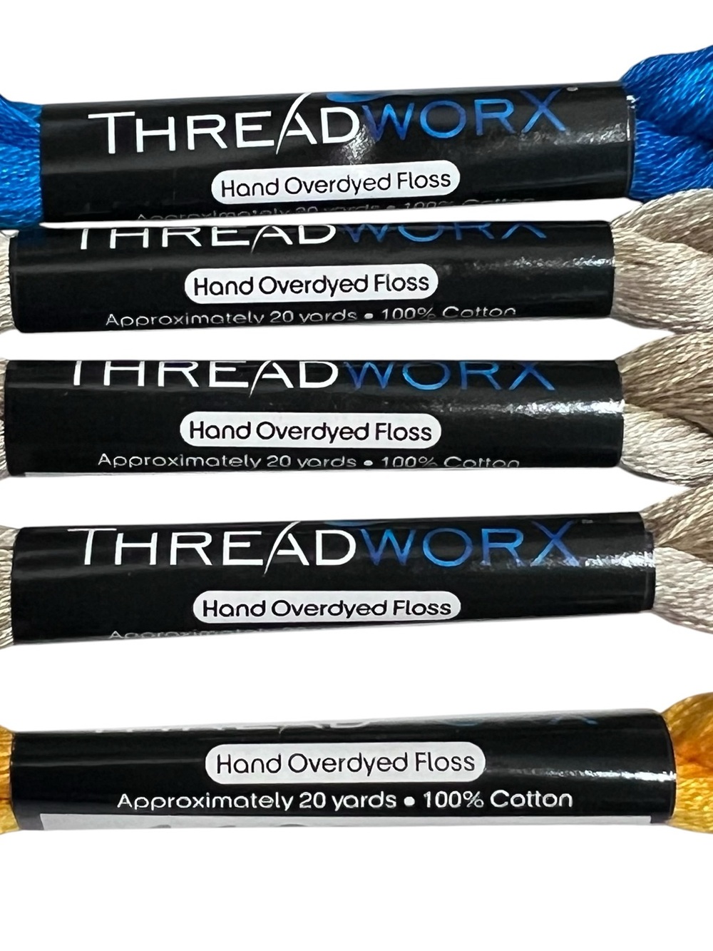 13x ThreadWorX Embroidery Floss Skeins Overdyed Expressions Artisan Dyed Lot 13 - Picture 3 of 5